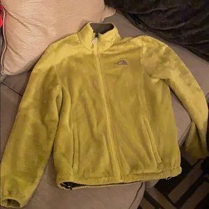 Green The North Face jacket